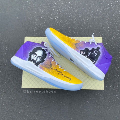 Custom Kobe and Gigi Bryant Sneakers