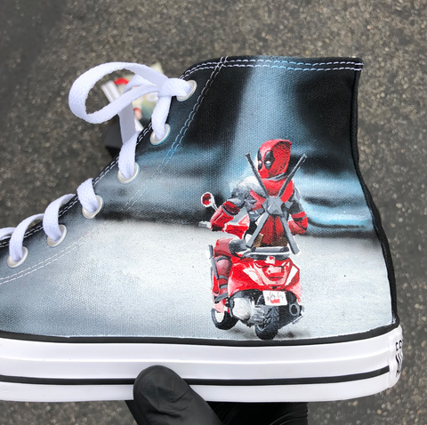 Deadpool Funny Shoes