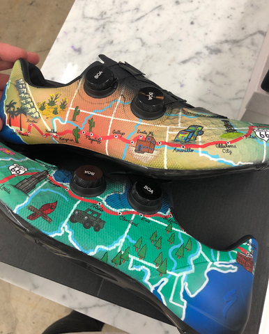 custom route 66 shoes