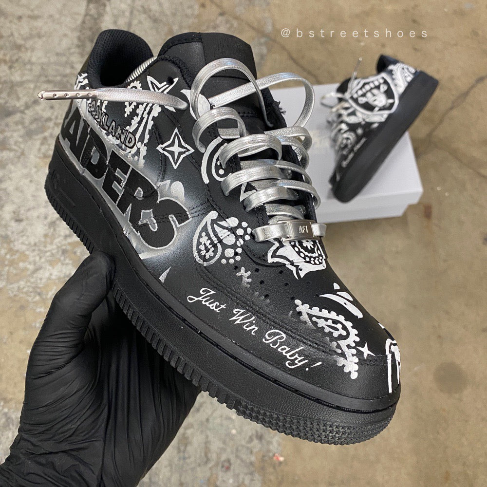 oakland raiders air force ones