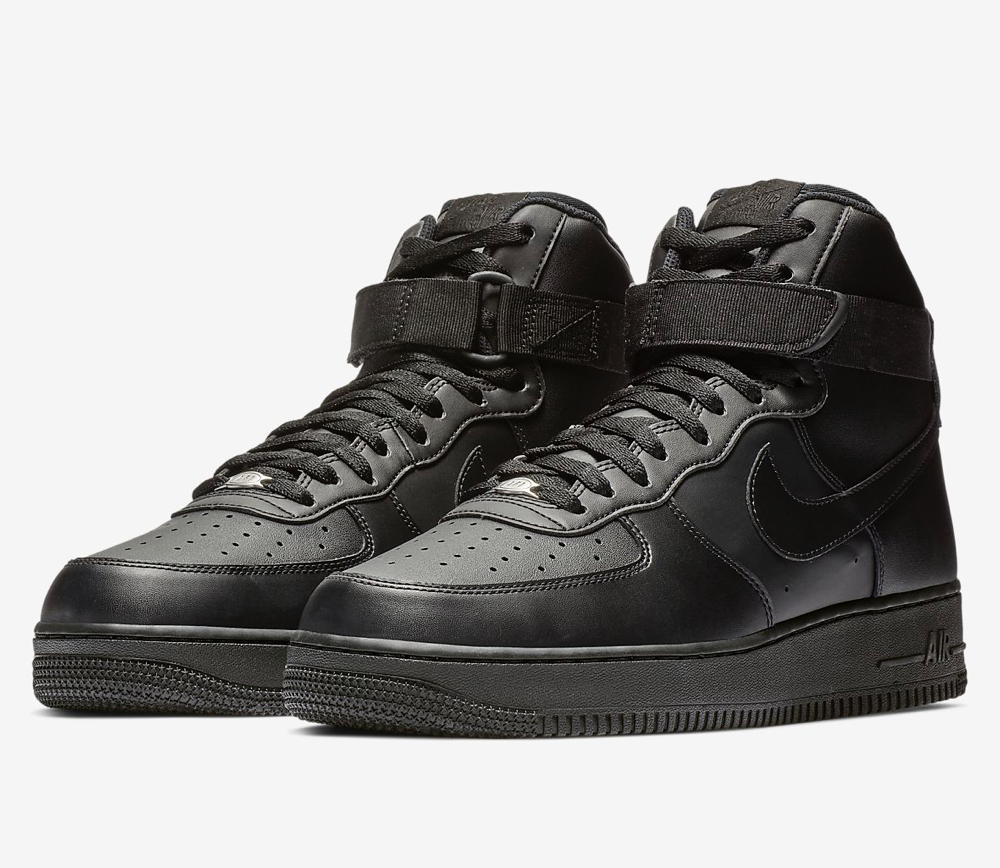 all black af1 high