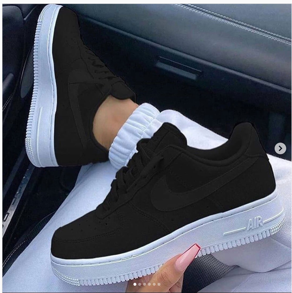 black nike custom shoes