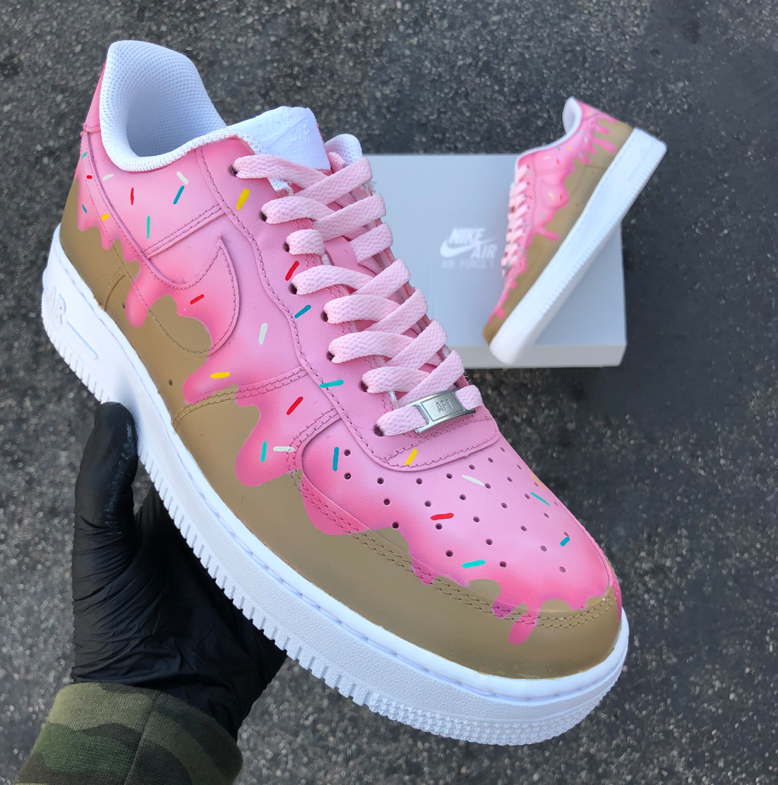 Pink Frosting Sprinkle Donut Nike Air 