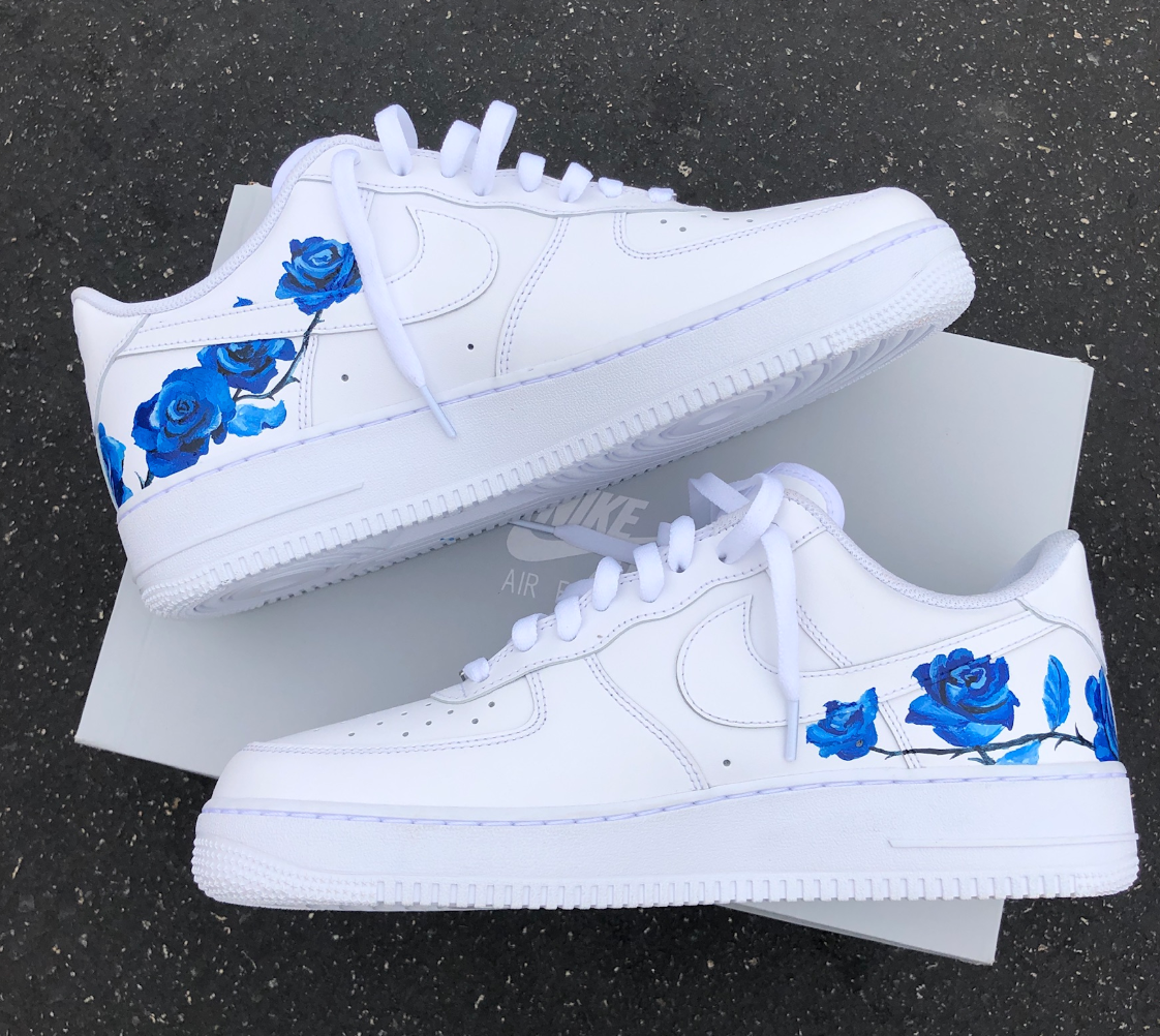 nike air force 1 with flowers
