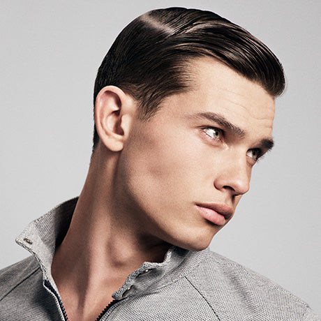 Thomas' classic style is given a new twist with Hard Water Pomade, delivering ultimate control and shine.