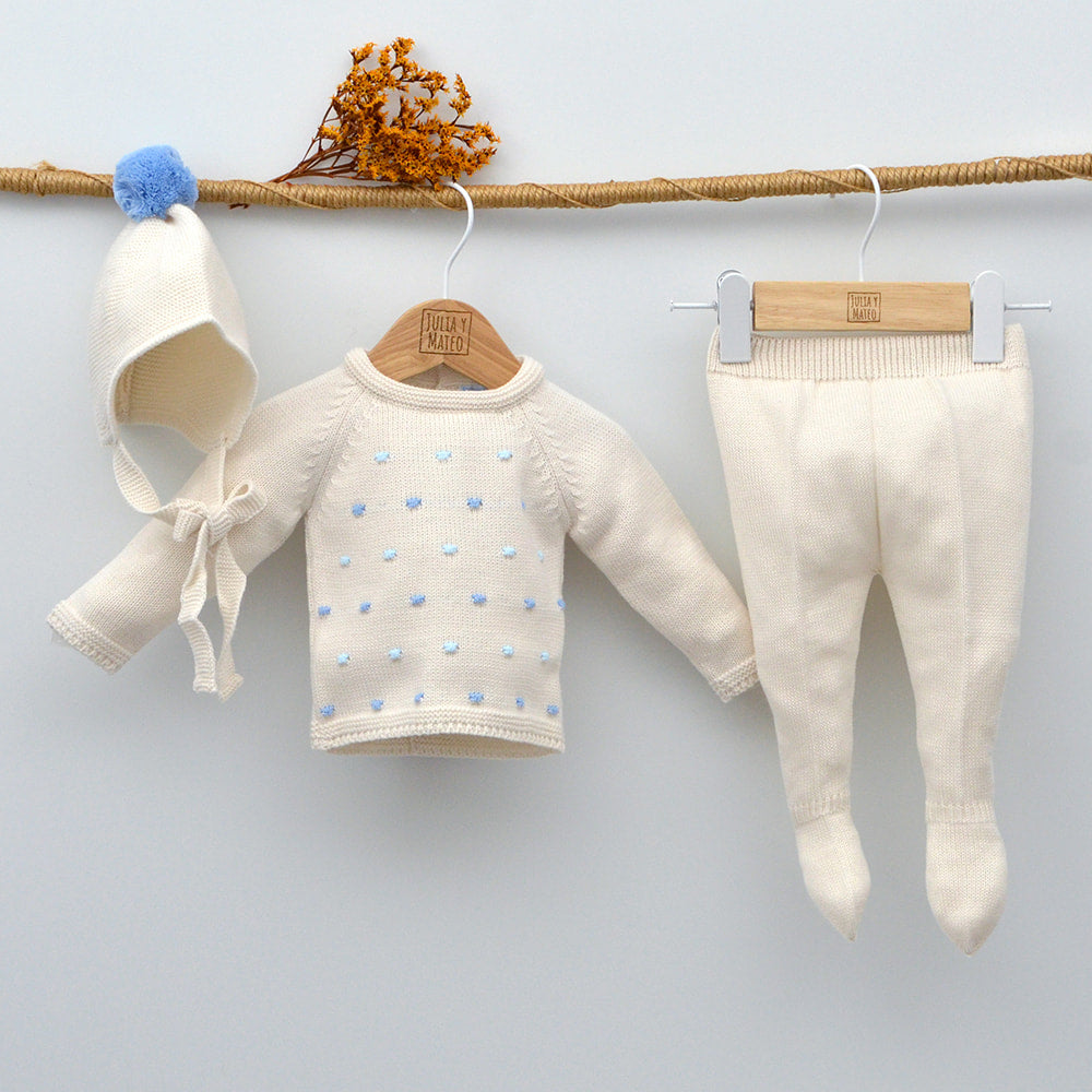 Conjunto bebés punto niños recien nacido tienda ropa bebes – JuliayMateo