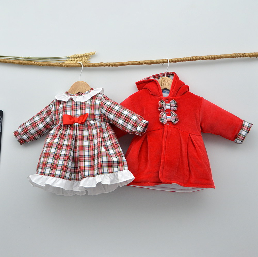 marrón Vamos infinito Vestido vestir para Bebe Niña Navidad Tienda Online de Ropa para Bebes –  JuliayMateo