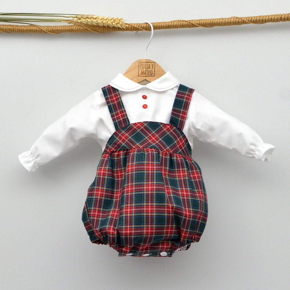 Conjunto vestir para Bebe Niño para cuadros escoceses – JuliayMateo