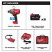 18V M18 FUEL ONE-KEY Lithium-Ion Brushless Cordless 7/16" Hex Utility High-Torque Impact Wrench Kit 5.0 Ah