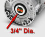 Karcher 9.120-021.0 Pressure Washer Pump, Axial, 2.5GPM@3000PSI, 3400 RPM, 3/4" Horizontal Shaft