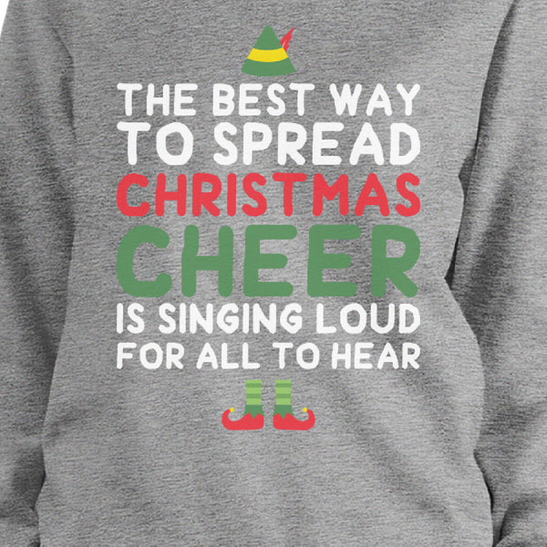 365 Printing Christmas Cheer Loading Sweatshirt Winter Pullover Fleece Sweater