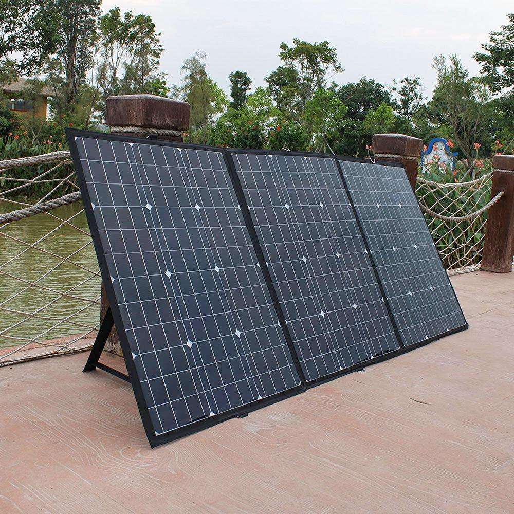 Santuario patio de recreo roble Solar Panel 120W 180W 300W (3PCS x 60W ) Foldable 18V 20A 12V/24V Cont – 54  Energy - Renewable Energy Store