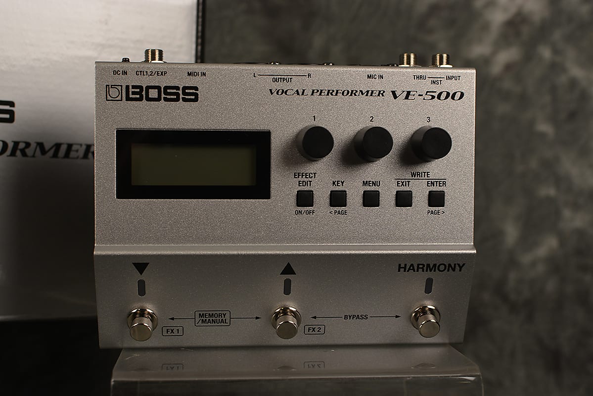 Boss VE-500 Vocal Performer Effects Pedal Vocorder Harmony Reverb