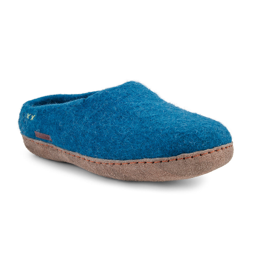 Classic Slipper - Steel Blue with 