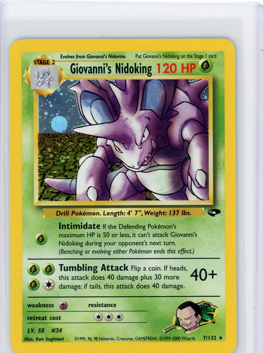 Giovannis Persian Holofoil Gym Challenge 8 Toy 