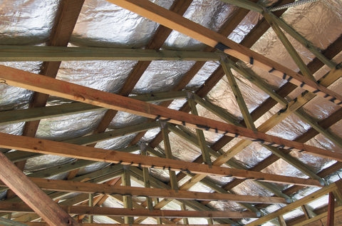 reflective insulation and trusses