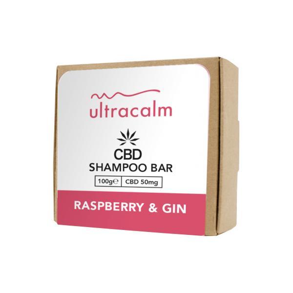 Ultracalm 50mg CBD Shampoo Bar 100g Raspberry & Gin