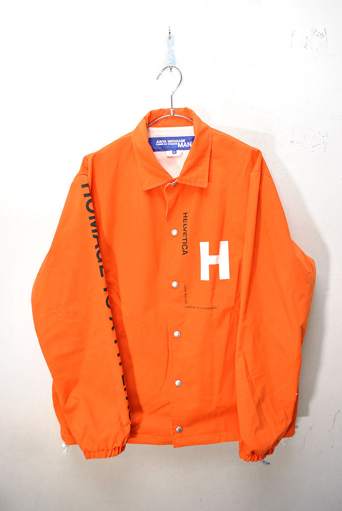 JUNYA WATANABE COMME des GARCONS MAN Helvetica リバーシブルコーチ