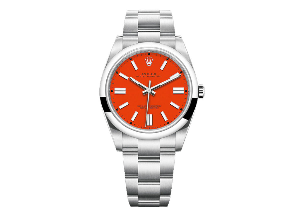 coral red rolex