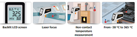 LaserLiner ThermoSpot One Features