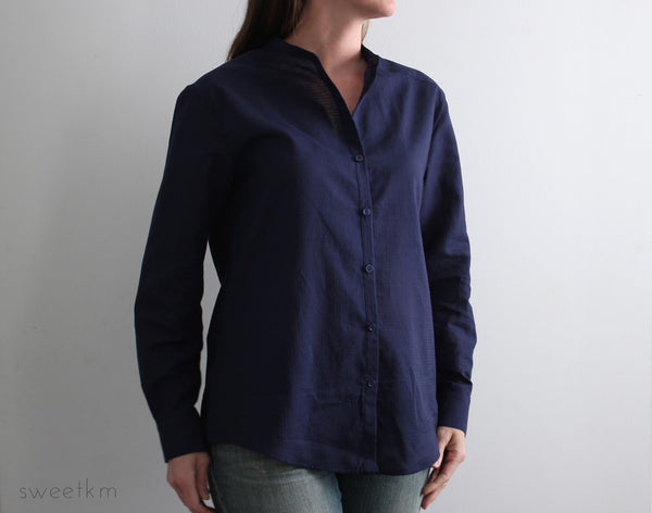 PDF sewing pattern minimalist shirt for women