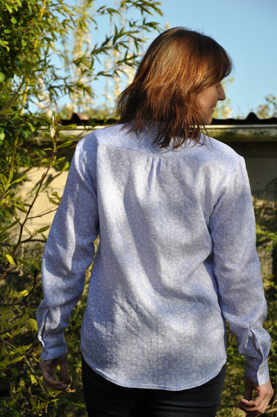 minimalist PDF sewing pattern shirt for women - easy to sew
