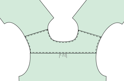 how to sew a shirt yoke tutorial