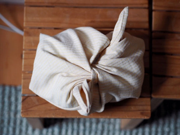 Tsuno Tie Bag PDF sewing Pattern and video tutorial - knitting project bag - bento bag pattern - azuma