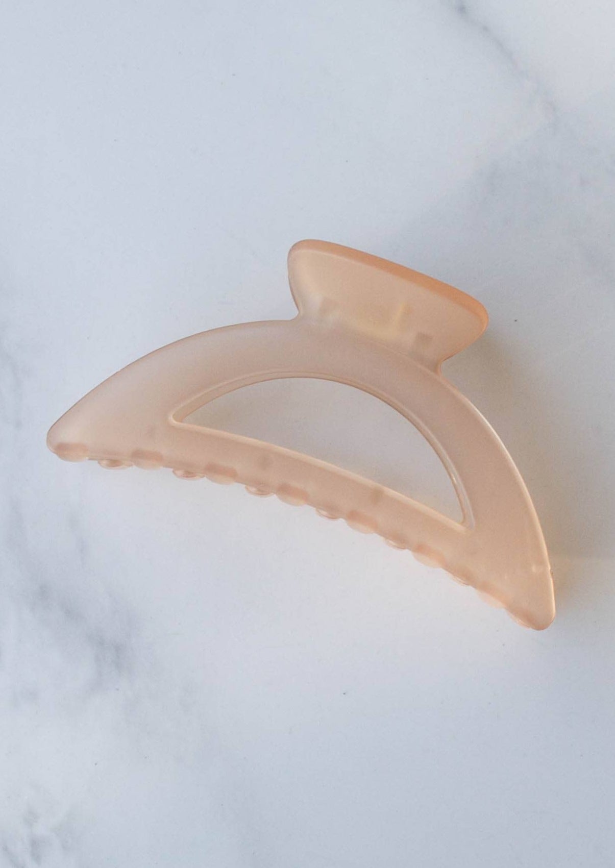 Half Moon Hair Clip | Ice Mauve