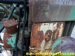 john deere 430 power steering parts tractor