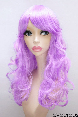 high quality purple wig