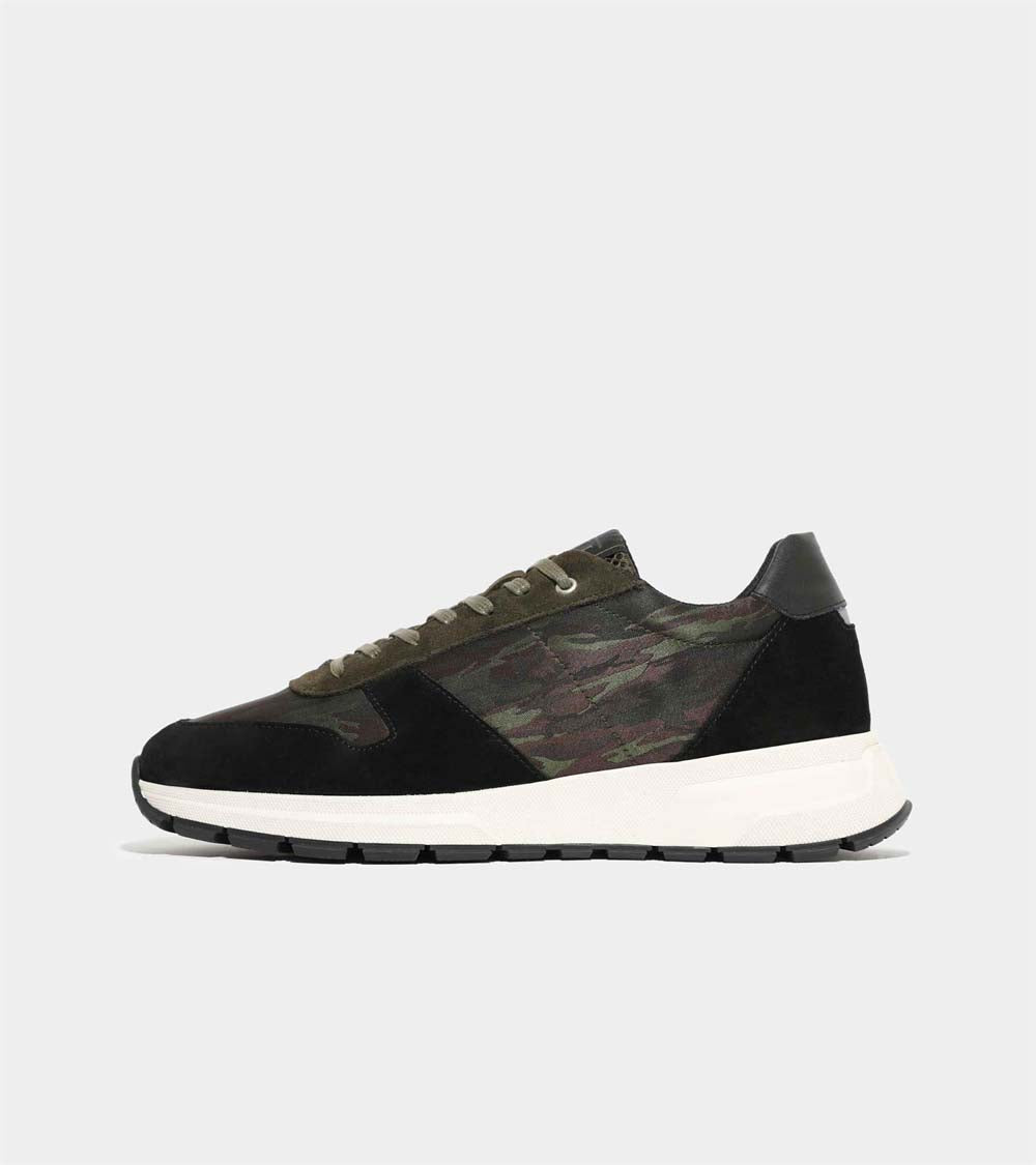 UHF04 RUNNER  | OLIVE NYLON CAMO