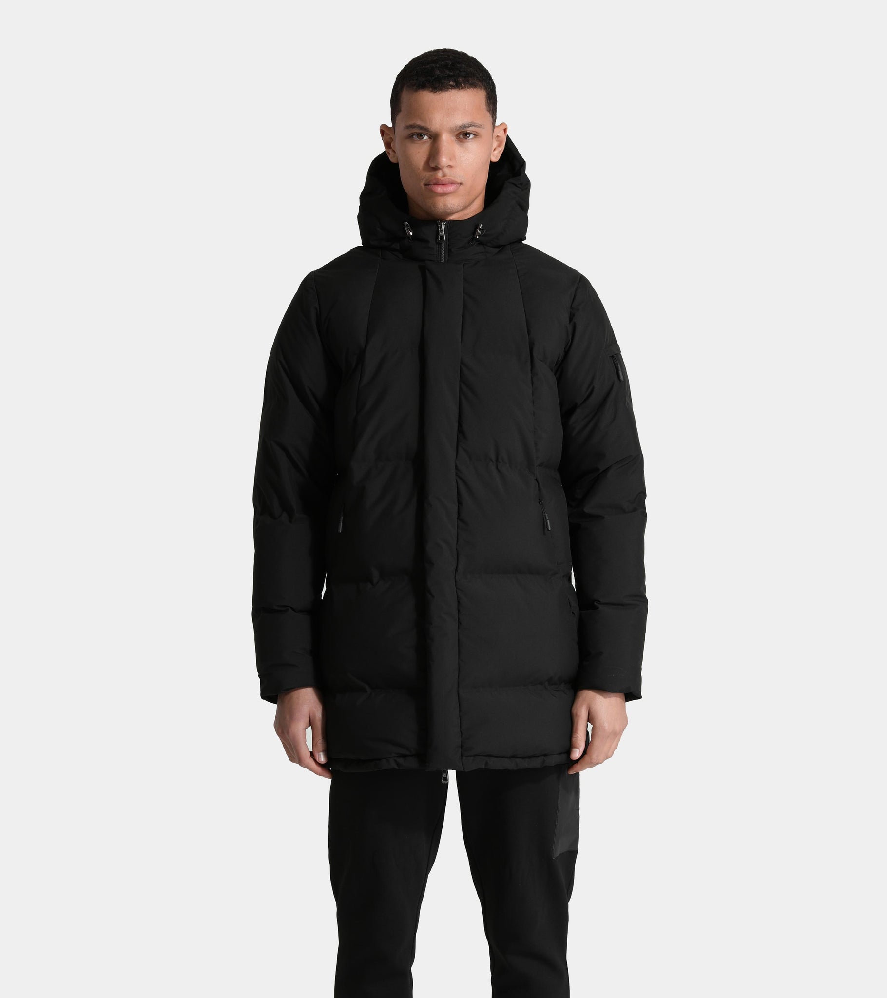 UH18 LONGLINE PUFFER | BLACK