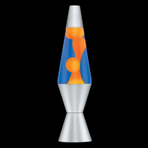 lava lamp orange blue