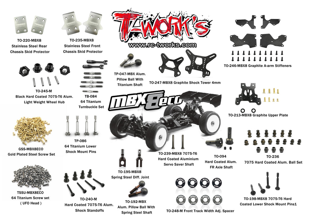 Option Parts For Mugen MBX8 ECO 