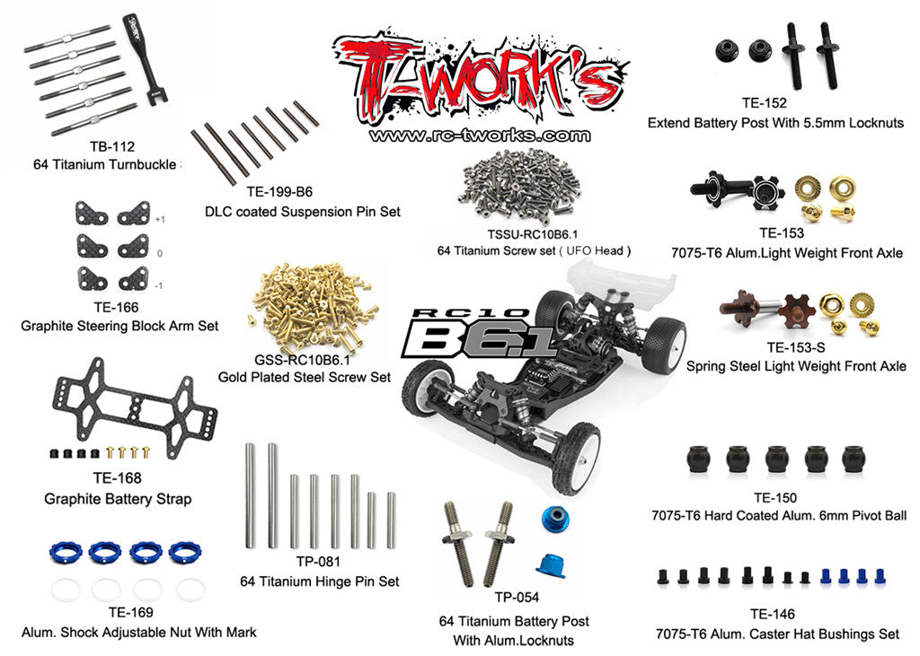 team associated rc10t parts