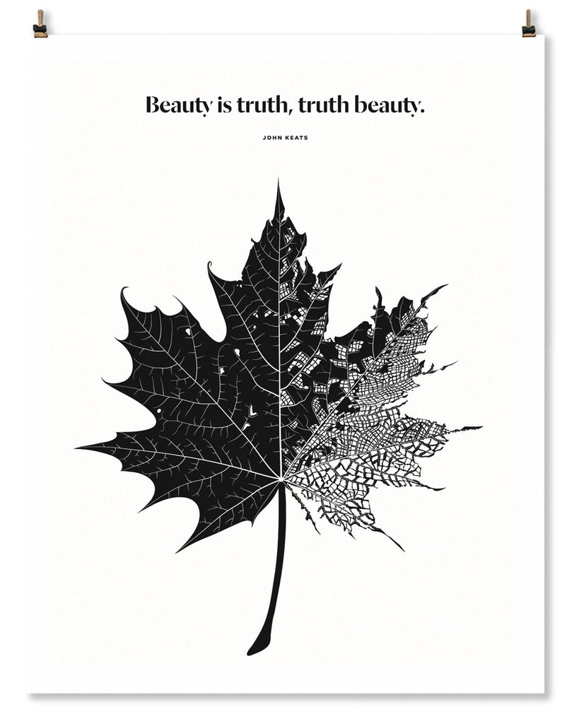 John Keats Quote, Beauty is Truth, Truth Beauty, Keats Illustration