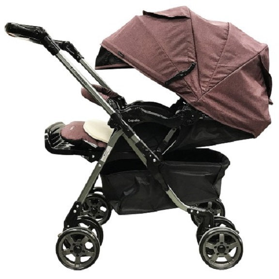 purple joovy caboose stroller