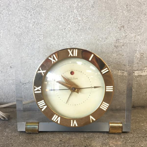 1950's Lucite Clock by Telechron