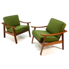 Pair of Teak Lounge Chairs by William Watting