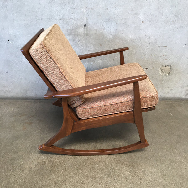 vintage mid century rocking chair