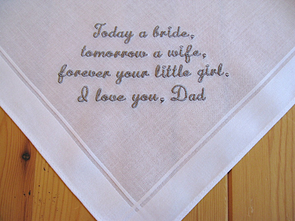 father of the bride hankie