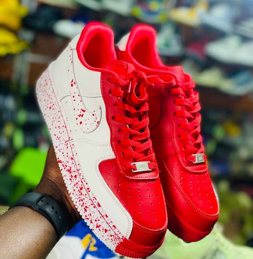 Nike Air Force | Red Low Split – Adamsneakers
