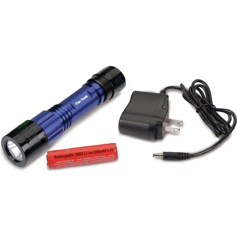 blue fuel rechargeable flashlight