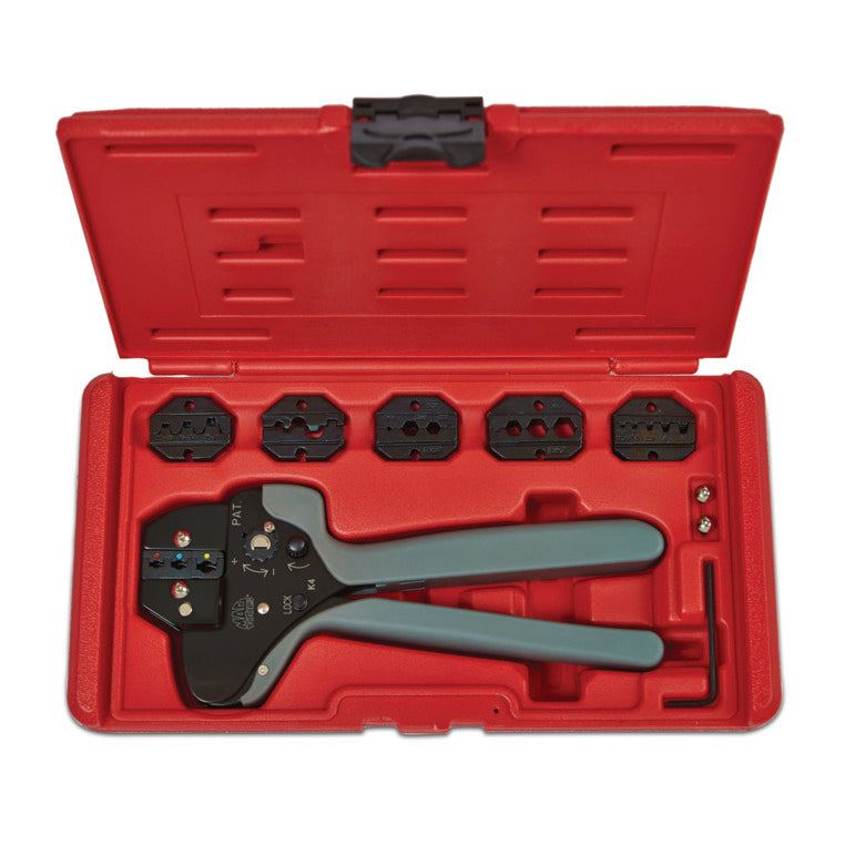 5 IN 1 Wire Crimper Tool Kit Crimping Pliers Cord End Terminals Set with Box 