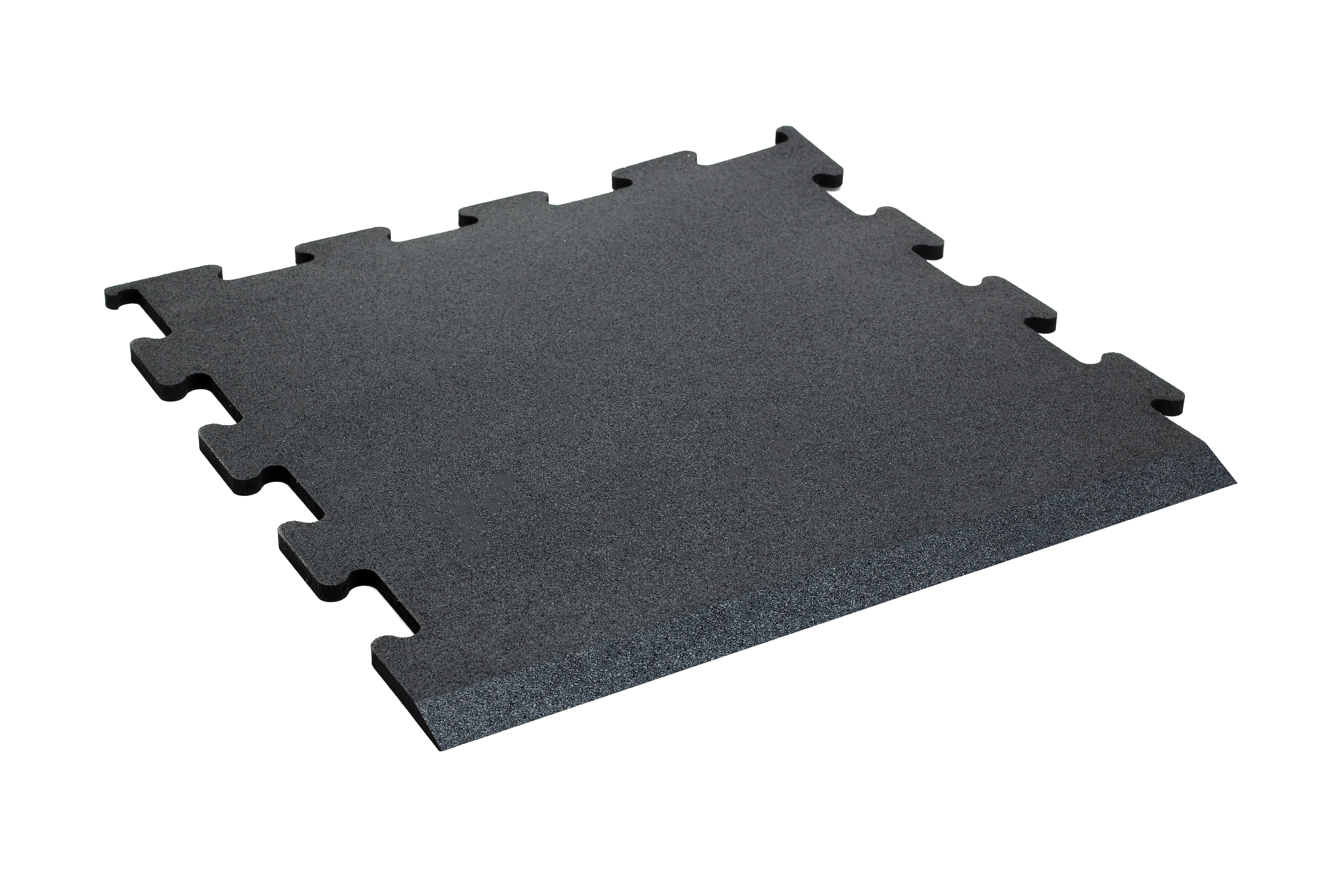 Rubber Flooring Segura Interlocking Black Border