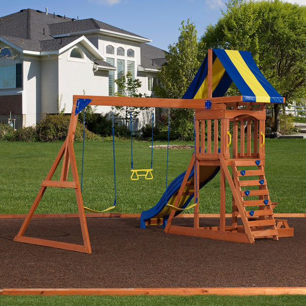 childrens swing slide set
