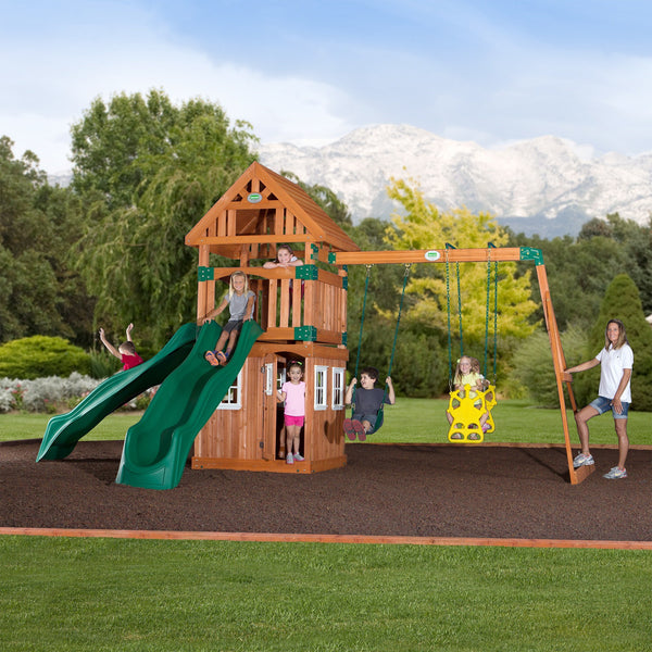 Outing Wooden Swing Set