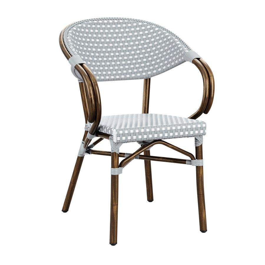 french bistro stacking chairs