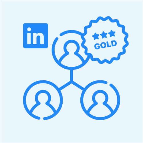 Werbeboten: Audience Sharing Paket Gold LinkedIn